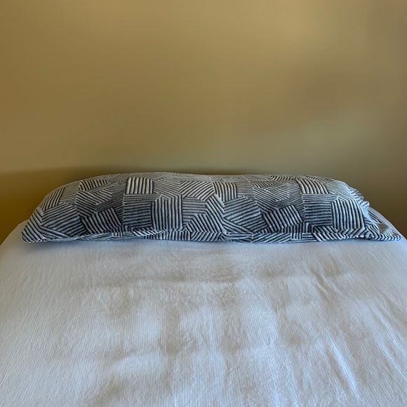 Room Essentials Accents Room Essentials Body Pillow Cover 2x50 Inches Gray Its Velvety